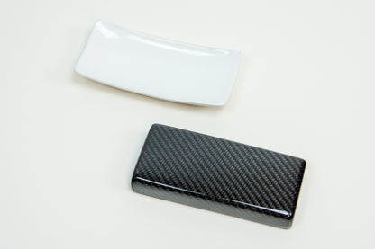 Seifenschale Seifenablage mit Carbon-Sockel / Soap Tray with Carbon Fibre Base