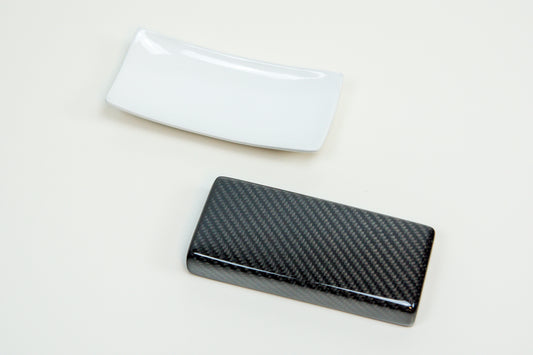 Seifenschale Seifenablage mit Carbon-Sockel / Soap Tray with Carbon Fibre Base