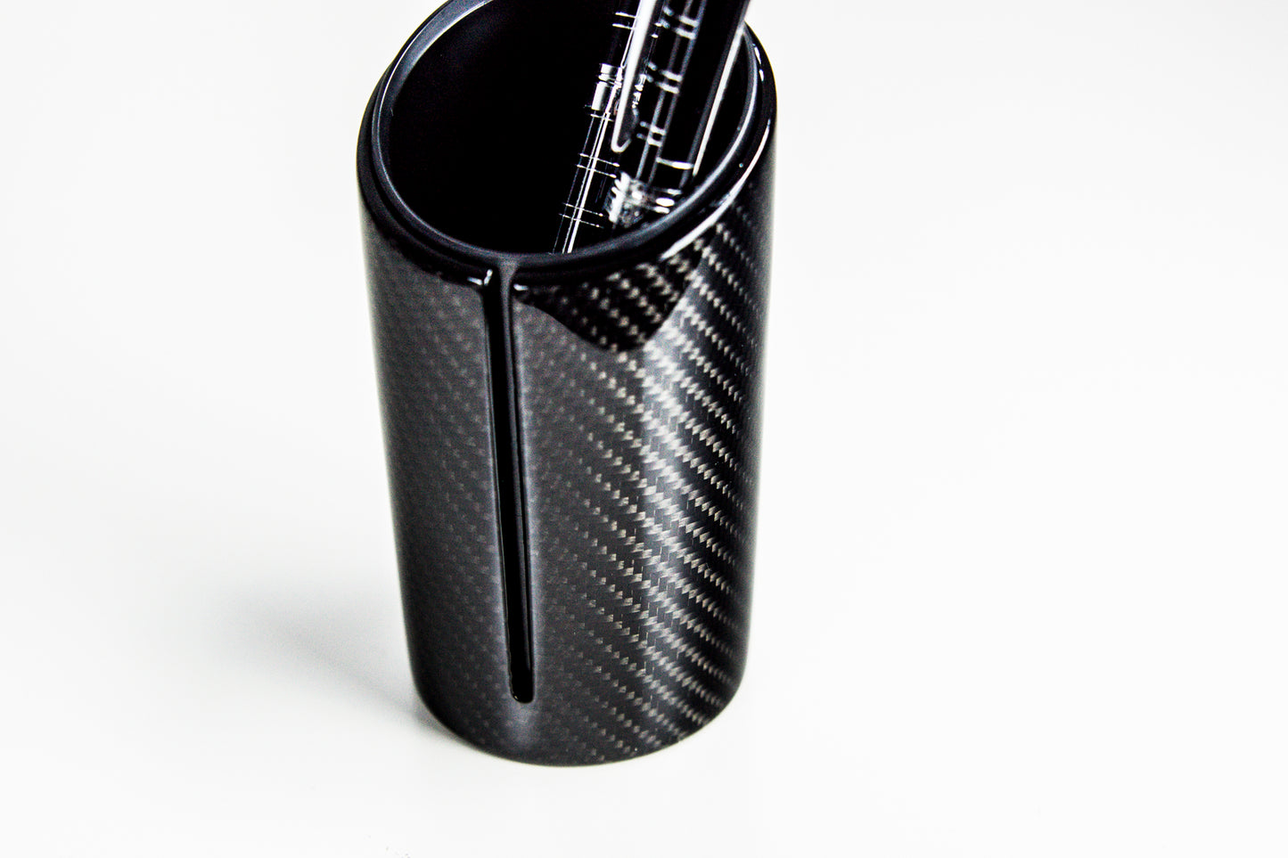 Carbon Stifteköcher Stiftehalter Stifteständer / Fibre Pen Cup Pen Holder