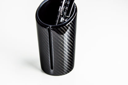 Carbon Stifteköcher Stiftehalter Stifteständer / Fibre Pen Cup Pen Holder
