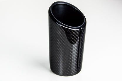 Carbon Stifteköcher Stiftehalter Stifteständer / Fibre Pen Cup Pen Holder