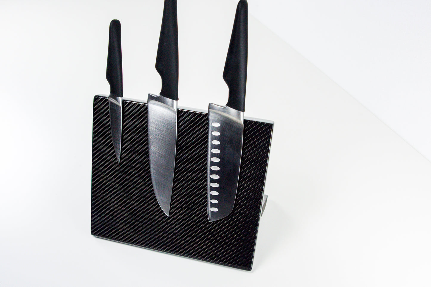 Carbon Messerbrett Messerständer magnetisch / Carbon Fibre Magnetic Knife Board