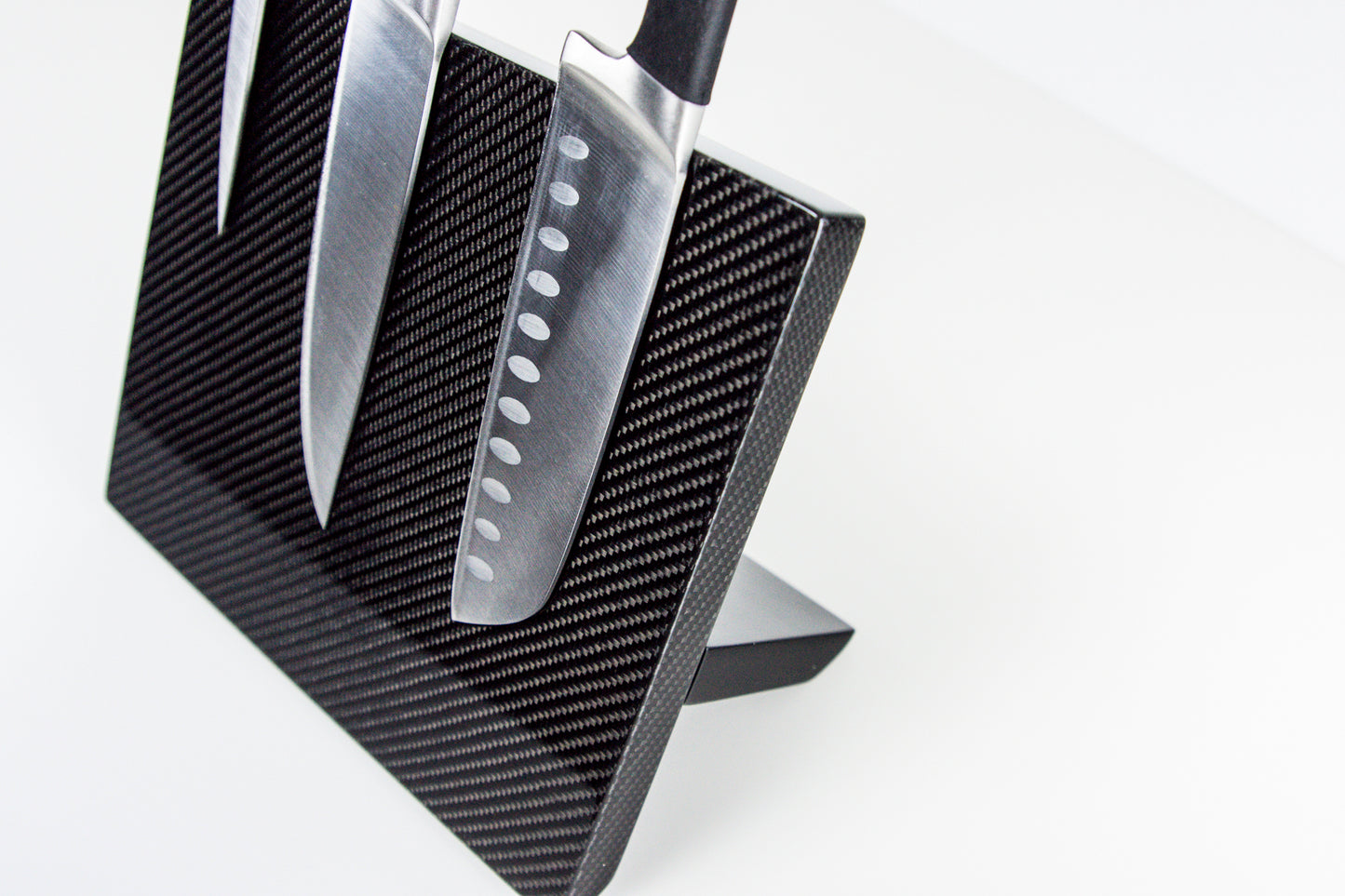 Carbon Messerbrett Messerständer magnetisch / Carbon Fibre Magnetic Knife Board