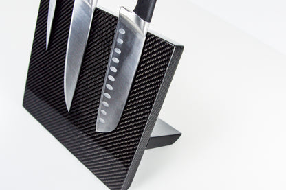 Carbon Messerbrett Messerständer magnetisch / Carbon Fibre Magnetic Knife Board