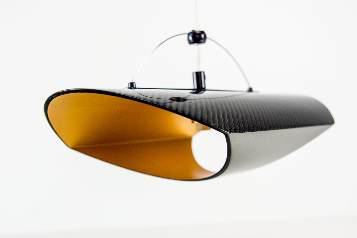 Carbon Hängeleuchte Hängelampe Deckenleuchte Deckenlampe Pendelleuchte Design Leuchte / Carbon Fibre Hanging Pendant Lamp Light