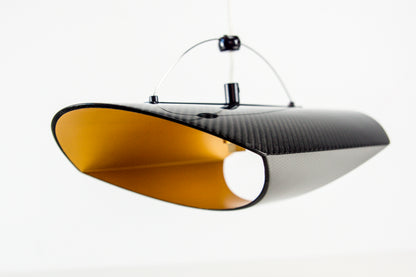 Carbon Hängeleuchte Hängelampe Deckenleuchte Deckenlampe Pendelleuchte Design Leuchte / Carbon Fibre Hanging Pendant Lamp Light