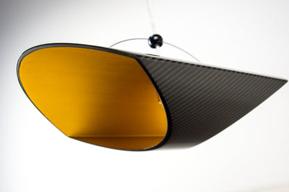 Carbon Hängeleuchte Hängelampe Deckenleuchte Deckenlampe Pendelleuchte Design Leuchte / Carbon Fibre Hanging Pendant Lamp Light