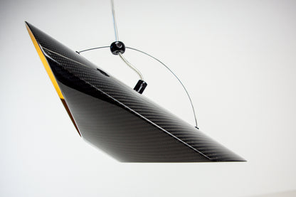 Carbon Hängeleuchte Hängelampe Deckenleuchte Deckenlampe Pendelleuchte Design Leuchte / Carbon Fibre Hanging Pendant Lamp Light