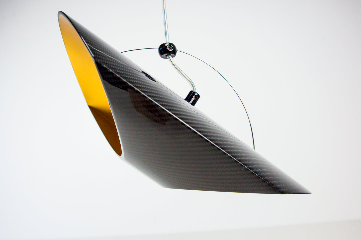 Carbon Hängeleuchte Hängelampe Deckenleuchte Deckenlampe Pendelleuchte Design Leuchte / Carbon Fibre Hanging Pendant Lamp Light