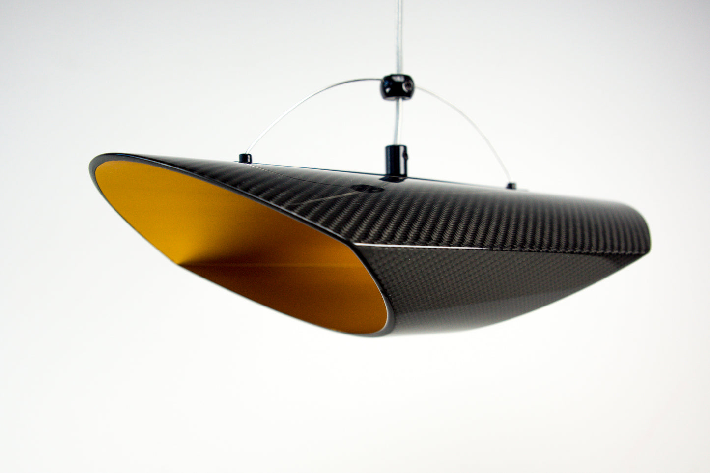 Carbon Hängeleuchte Hängelampe Deckenleuchte Deckenlampe Pendelleuchte Design Leuchte / Carbon Fibre Hanging Pendant Lamp Light