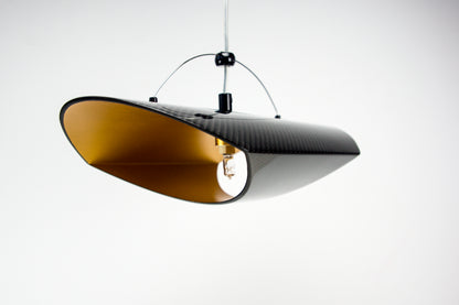 Carbon Hängeleuchte Hängelampe Deckenleuchte Deckenlampe Pendelleuchte Design Leuchte / Carbon Fibre Hanging Pendant Lamp Light