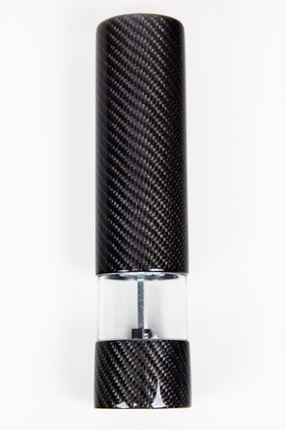 Elektrische Carbon Salz- Pfeffermühle Gewürzmühle Design / Carbon Fibre Electric Salt Spice Pepper Mill
