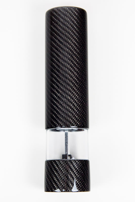 Elektrische Carbon Salz- Pfeffermühle Gewürzmühle Design / Carbon Fibre Electric Salt Spice Pepper Mill