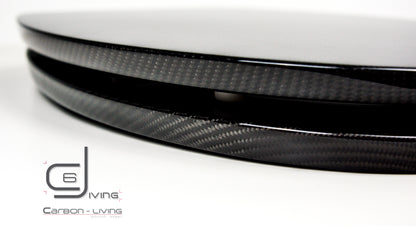 Carbon Toilettensitz rund mit Absenkautomatik / Carbon Fibre Toilet Seat