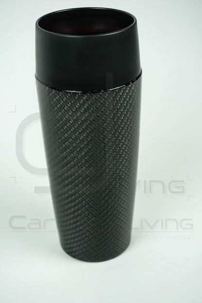 Carbon Thermobecher Kaffeebecher Isolier-Trinkbecher / Fibre Travel Coffee Drink Mug Cup