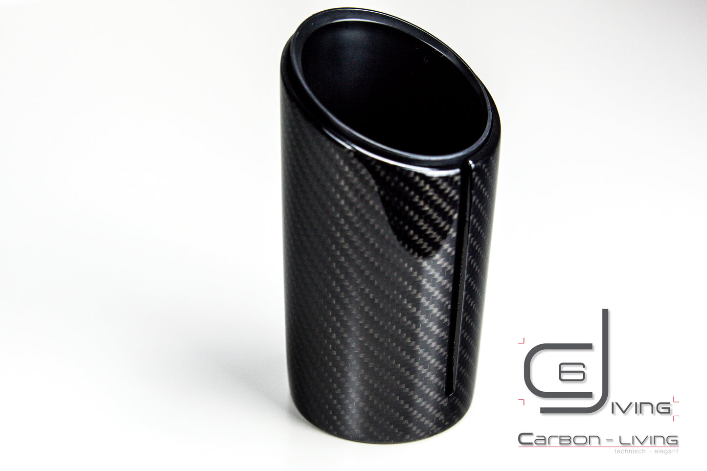 Carbon Stifteköcher Stiftehalter Stifteständer Stiftständer / Fibre Pen Pencil Cup Holder