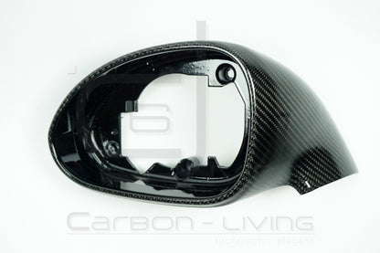 Porsche Boxster Cayman Spyder 981 S GTS GT4 Sport Design Carbon Spiegelrahmen Spiegelgehäuse Rahmen Set für Außenspiegel
