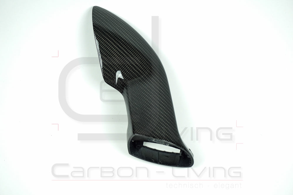 Porsche Boxster Cayman Spyder 981 S GTS GT4 Sport Design Carbon Spiegelstützen Spiegelgehäuse Stützen Sockel für Außenspiegel Set