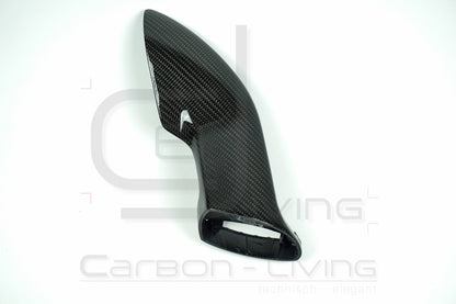 Porsche Boxster Cayman Spyder 981 S GTS GT4 Sport Design Carbon Spiegelstützen Spiegelgehäuse Stützen Sockel für Außenspiegel Set