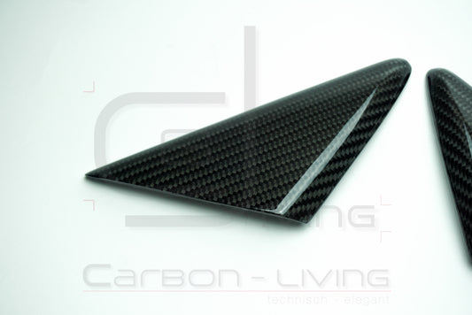 Porsche Boxster Cayman Spyder 981 Carbon Türdreiecke Spiegeldreiecke Abdeckungen Exterieur Set